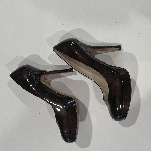Black/Brown Heels. Size 7 1/2.‎ - Picture 1 of 7